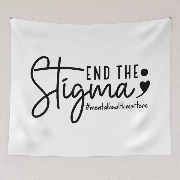 Item preview, end the stigma, mental health matters designed and sold by Ashi17.