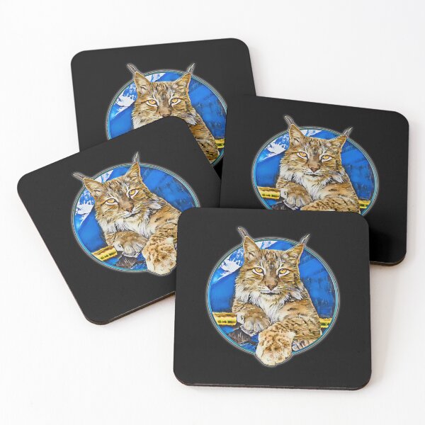 Item preview, The lynx cat in freedom a wild cat in satisfaction designed and sold by umfhn.