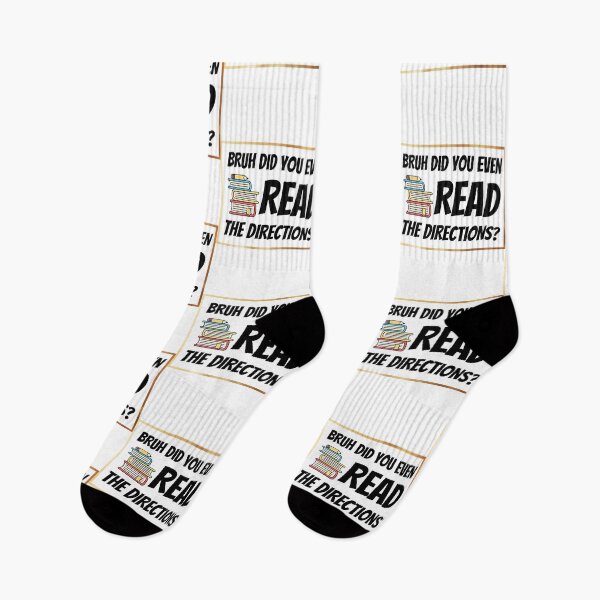 Item preview, Bruh Did You Even Read The Directions designed and sold by BookOfE.