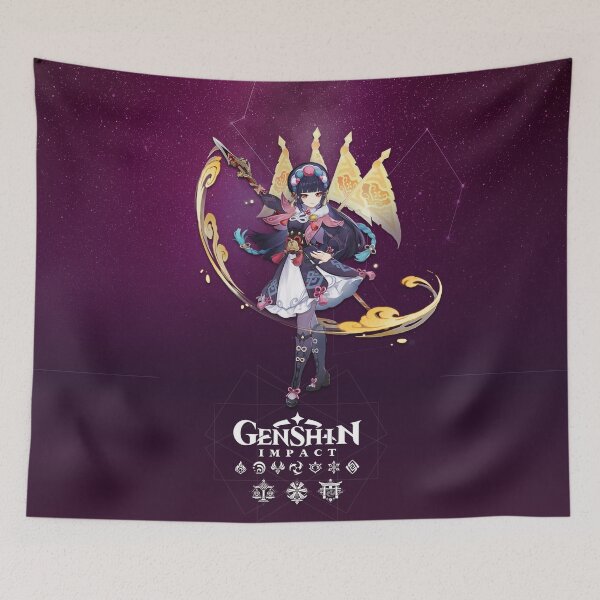 Item preview, Yun Jin Geo Character Genshin Impact designed and sold by genshinwaifus.