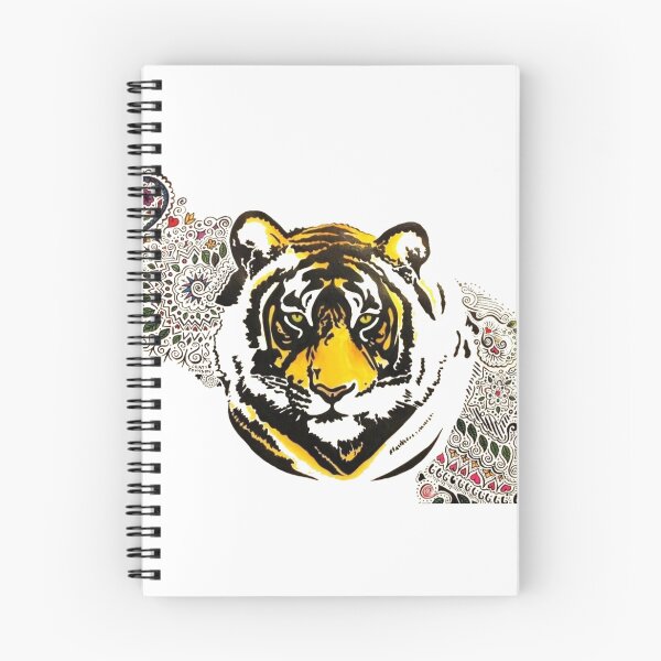 Item preview, Mehndi Tiger  designed and sold by cjohnsonart.