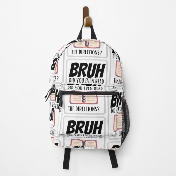 Item preview, Bruh Did You Even Read The Directions designed and sold by BookOfE.
