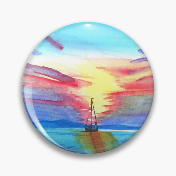 Item preview, Sailboat Sunset designed and sold by Flora Su.