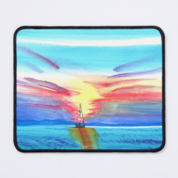 Item preview, Sailboat Sunset designed and sold by Flora Su.