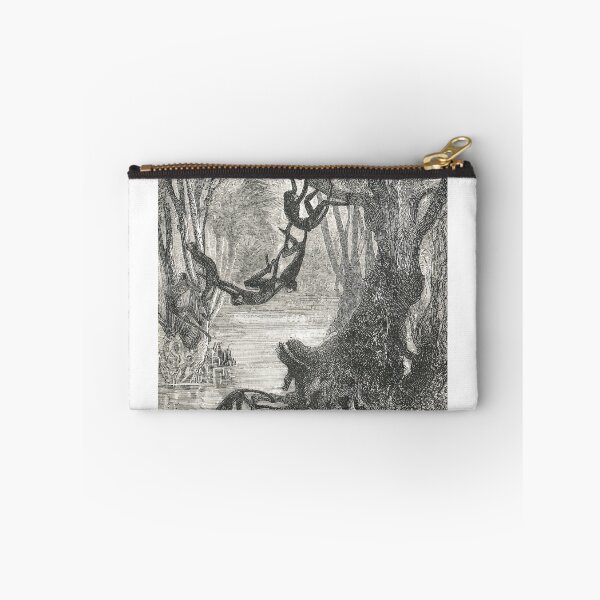 Item preview, Monkeys forming a bridge over a river designed and sold by artfromthepast.