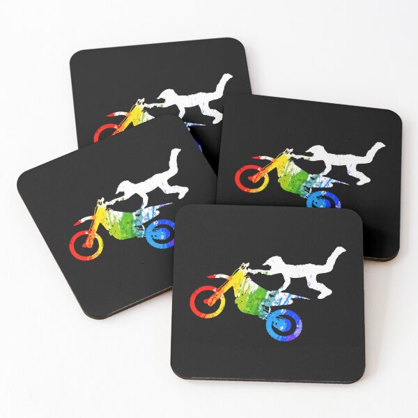 Item preview, Motocross bikers colorful designed and sold by Smoking_Animals .
