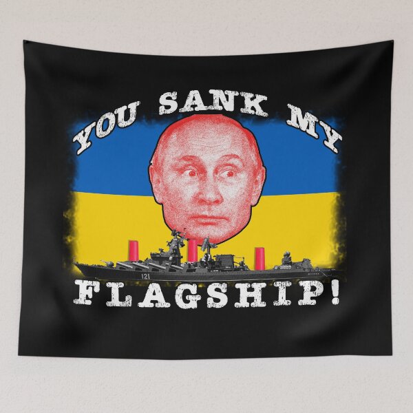 Item preview, Russian Flagship sank Putin Sad designed and sold by AllLeftSides42.