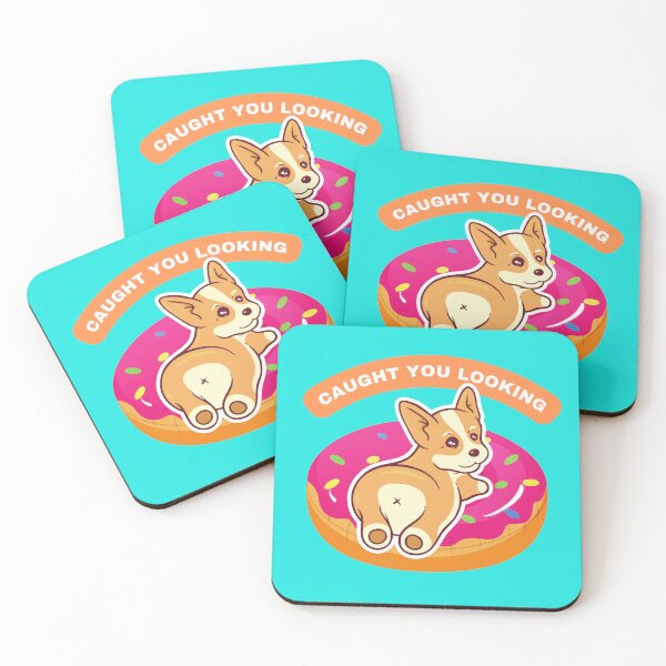 Item preview, Corgi Butt Caught You Looking - Cute Corgi Butt Lover designed and sold by Pawfect-Purr.