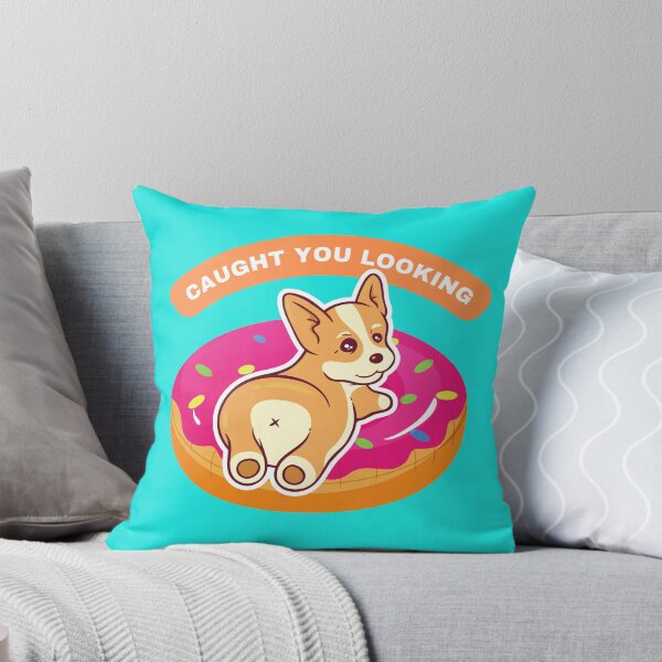 Item preview, Corgi Butt Caught You Looking - Cute Corgi Butt Lover designed and sold by Pawfect-Purr.