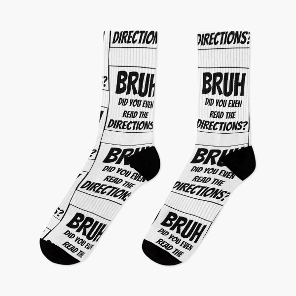 Item preview, Bruh Did You Even Read The Directions designed and sold by BookOfE.
