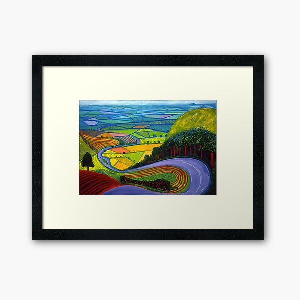 Garrowby Hill Framed Art Print