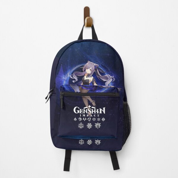 Artikelvorschau, Keqing Electro-Charakter Genshin Impact entworfen und verkauft von genshinwaifus.