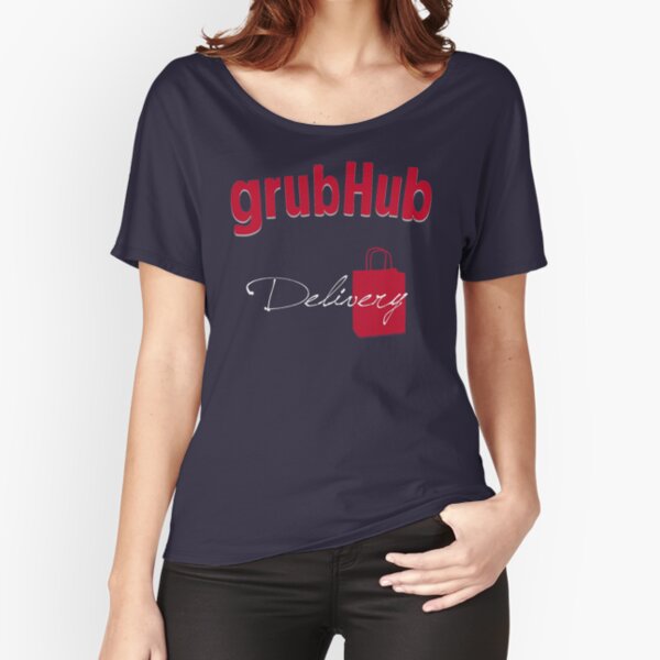 grubHub Driver Apparel | Light Colors Relaxed Fit T-Shirt