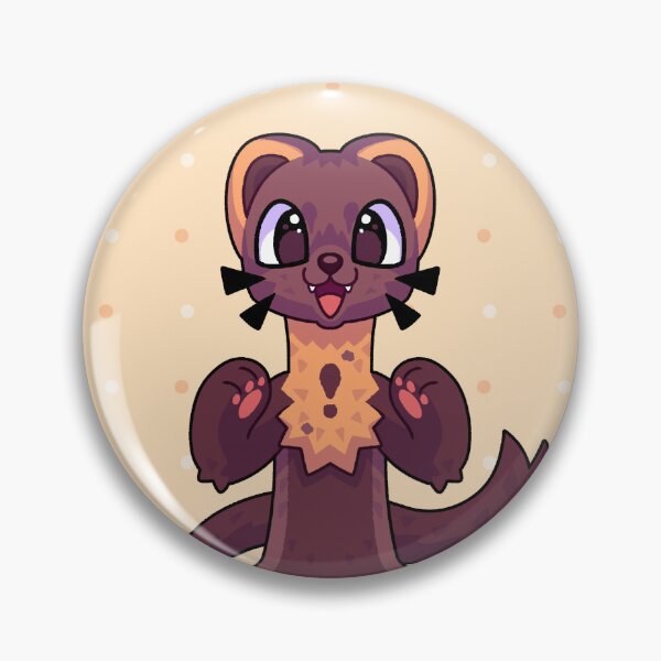 Item preview, Bouncy Pine Marten designed and sold by ErmineEclair.