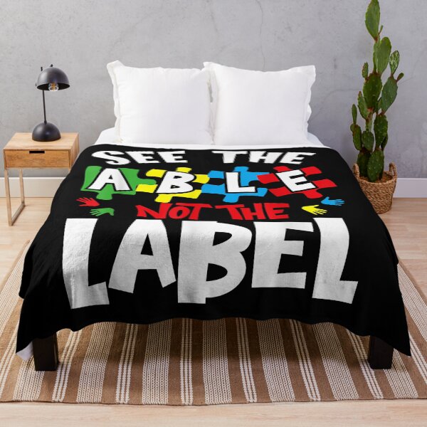 Item preview, Autism Awareness Shirt, See The Able Not The Label T-Shirt designed and sold by mogushn.