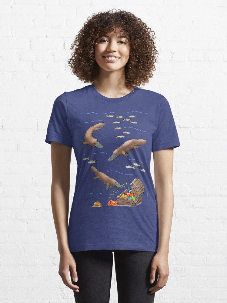 Alternate view of Platypus and Christmas Treasure Essential T-Shirt
