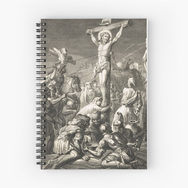 Item preview, Crucifixion of Christ Engraving 1839 designed and sold by artfromthepast.