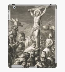 Crucifixion of Christ Engraving 1839 iPad Case/Skin