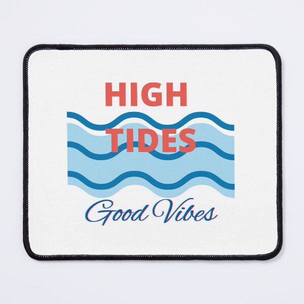 Item preview, High tides good vibes | tropical and beach life designed and sold by OceanLustStore.