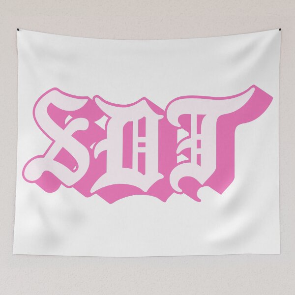 Item preview, Sig Delt Pink Cool Sticker designed and sold by ercoco24.