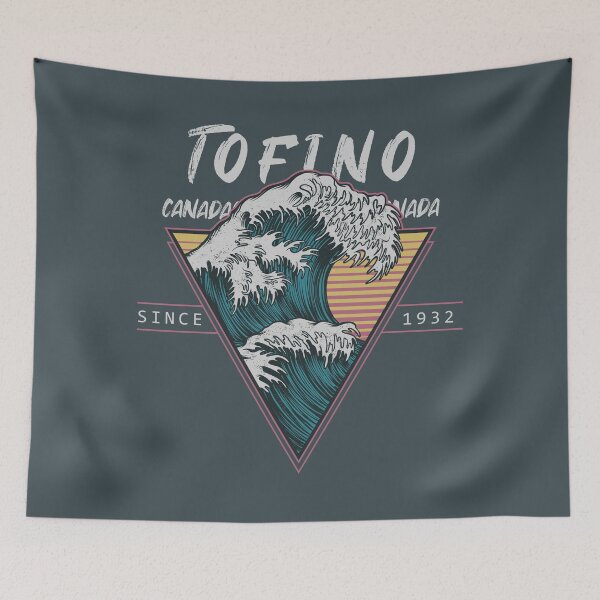 Item preview, Tofino Canada Great Wave Surfing designed and sold by KrisSidDesigns.