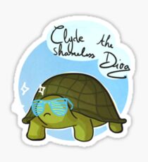 Clyde the tortoise Sticker