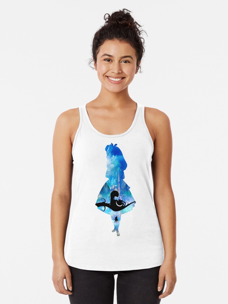 Thumbnail 1 of 3, Racerback Tank Top, Welcome To Wonderland designed and sold by maryedenoa.
