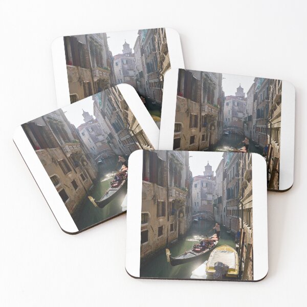 Item preview, Boats in Venice  canal - Bridge of Sighs  designed and sold by anisbbmbrush.