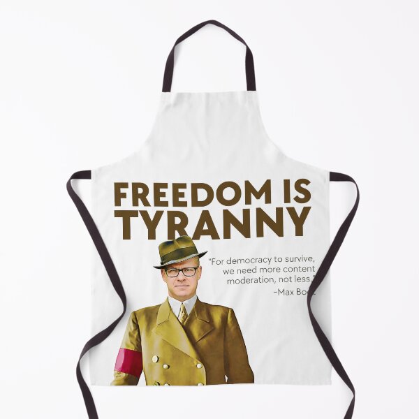 Item preview, Max Boot Quote: "For democracy to survive, we need more content moderation, not less." designed and sold by amuseXpress.