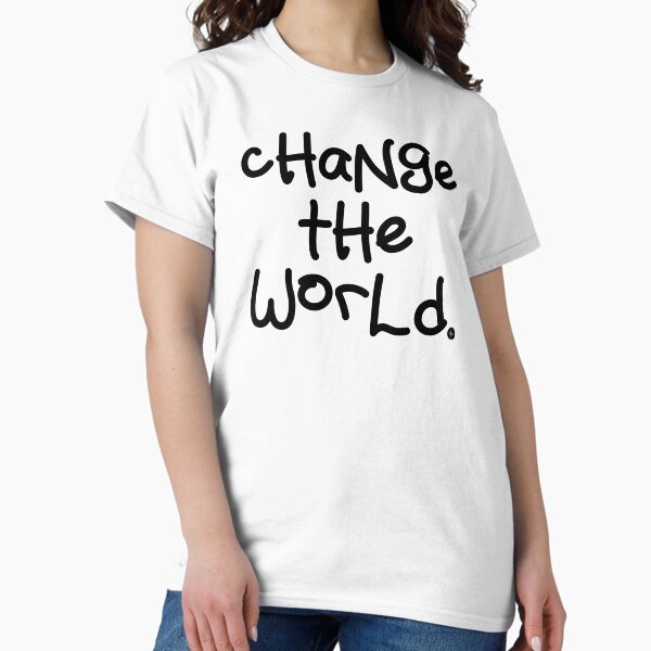 Item preview, Change The World (black) written in ScanoHand font by Glenn Scano designed and sold by Glenn Scano.