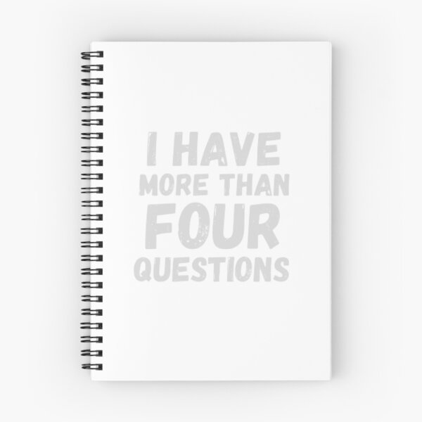 Item preview, I Have More Than 4 Questions designed and sold by Vintage Vibe Studio.