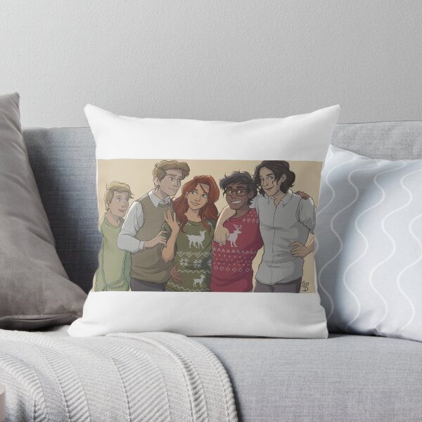 marauders group Throw Pillow