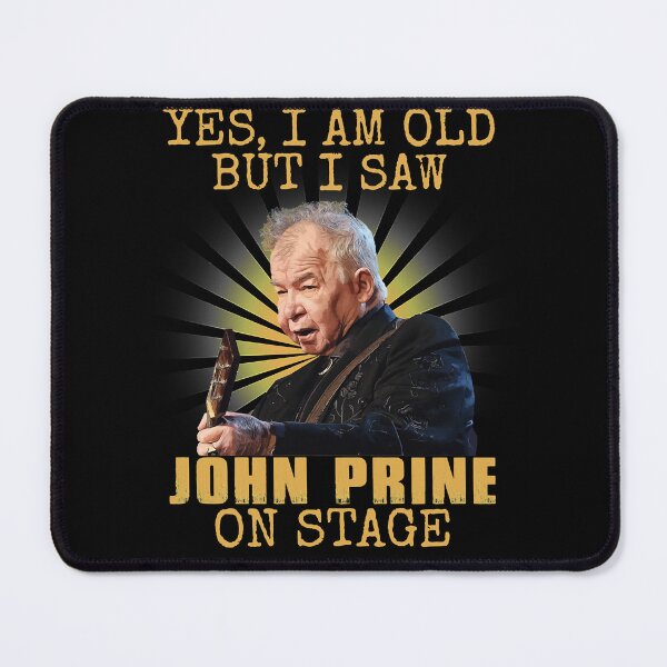 Item preview, Interest Delicate Music Seniority Exciting Yes I'M Old But I Saw John Folk On Stage Whiteretro Wave designed and sold by GraceCoreyMulla.
