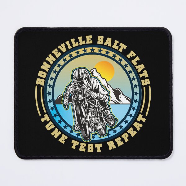 Item preview, Bonneville Salt Flats Vintage Retro Motorcycle Rider designed and sold by CharJens.