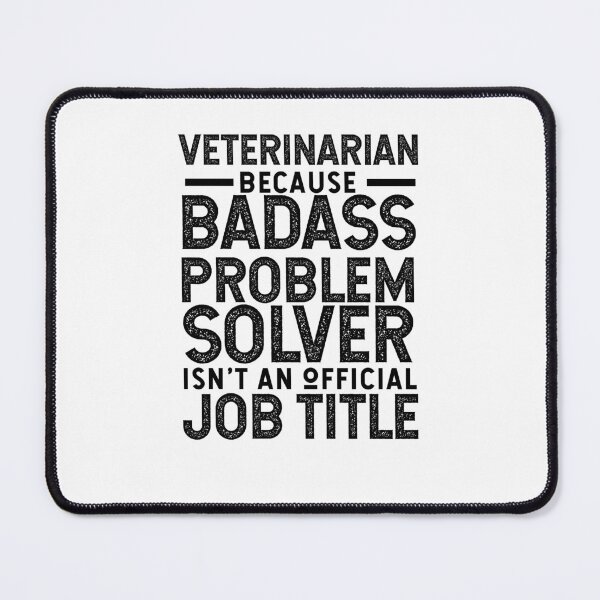 Item preview, Veterinarian Badass Job Title designed and sold by TeesYouWant.