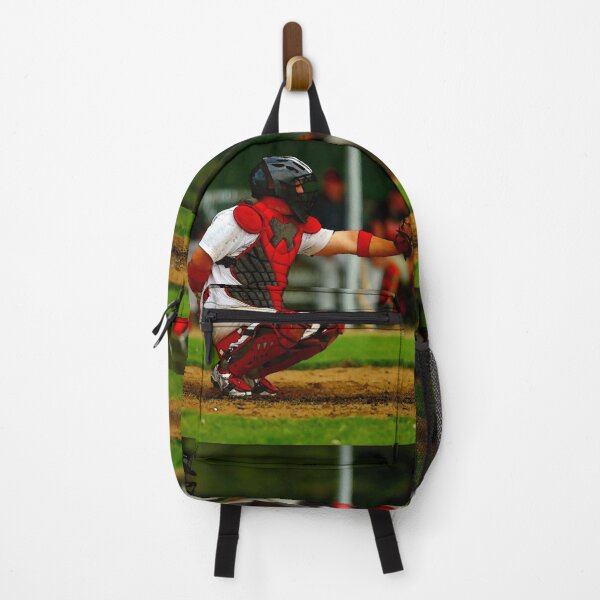 Item preview, A Baseball Catcher Waiting on the Sting of a Fastball designed and sold by Alpha Omega Shop.