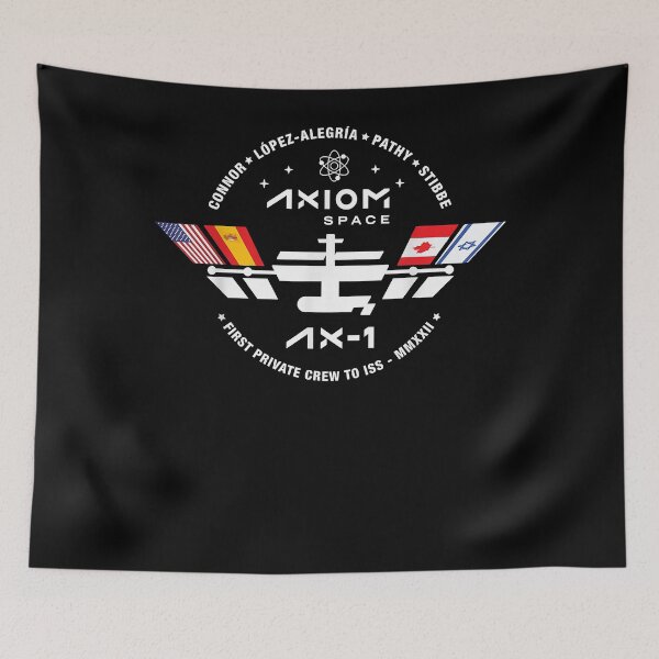 Item preview, AXIOM Ax-1 Mission Patch Dragon Falcon ISS Space Launch Day T-Shirt designed and sold by mogushn.