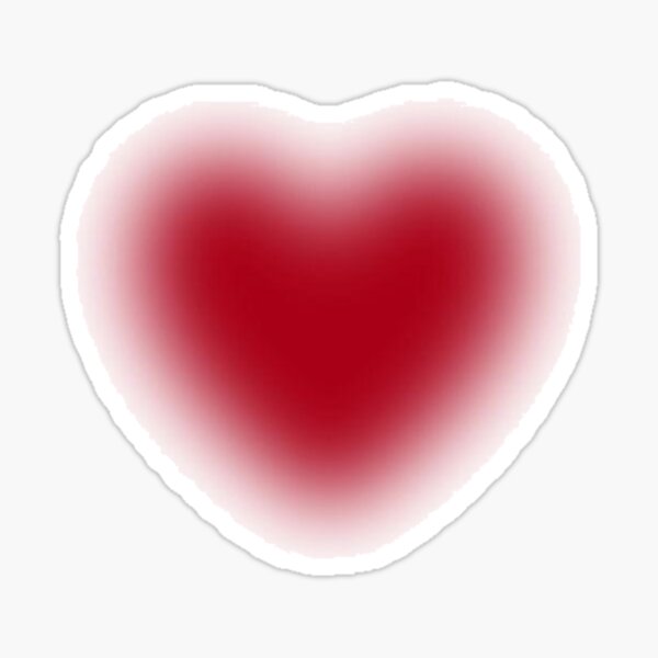 Sticker Cœur Motif rose de coeurs de parties scintillantes