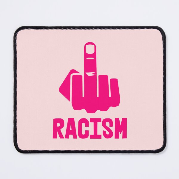 Item preview, F*CK RACISM - censored with middle finger (hot pink 3) designed and sold by Thelittlelord.