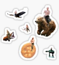 Putting Reit Sachen Sticker