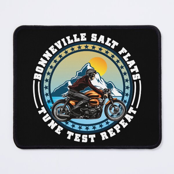 Item preview, Bonneville Salt Flats Vintage Retro Motorcycle Rider designed and sold by CharJens.