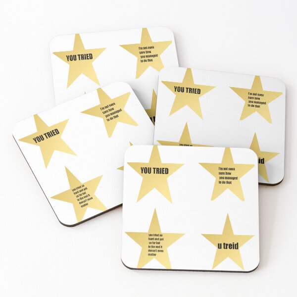 Item preview, You Tried Gold Star designed and sold by jamwind.