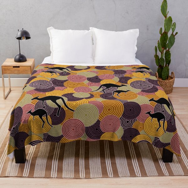 Item preview, Arte aborigen australiano canguro Stayclassy designed and sold by GraphismNinja.