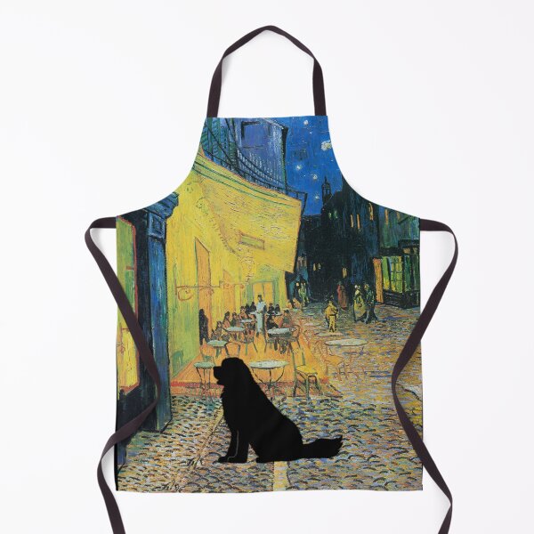 Item preview, Cafe Terrace at Night Newfie designed and sold by Christine Mullis.
