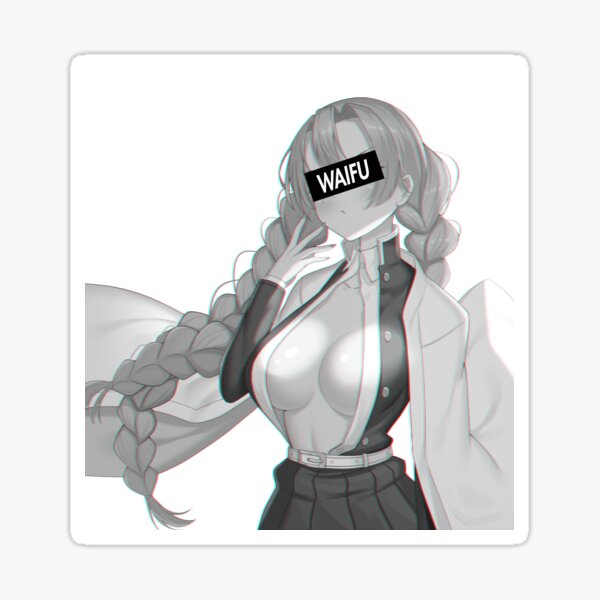 Vista previa del artículo con la obra «Material de Mitsuri Waifu», diseñado y vendido por Your Waifu.