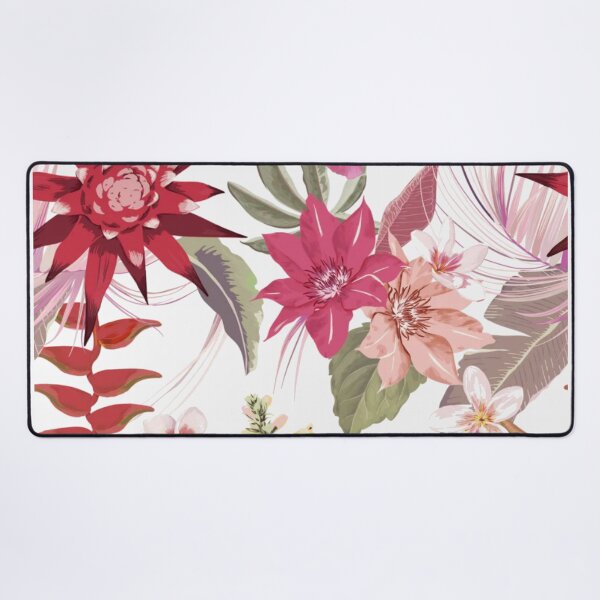 Item preview, Digital Tropical Autumn Floral Pattern designed and sold by WearWolfDesigns.