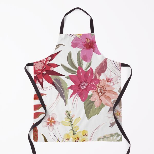 Item preview, Digital Tropical Autumn Floral Pattern designed and sold by WearWolfDesigns.