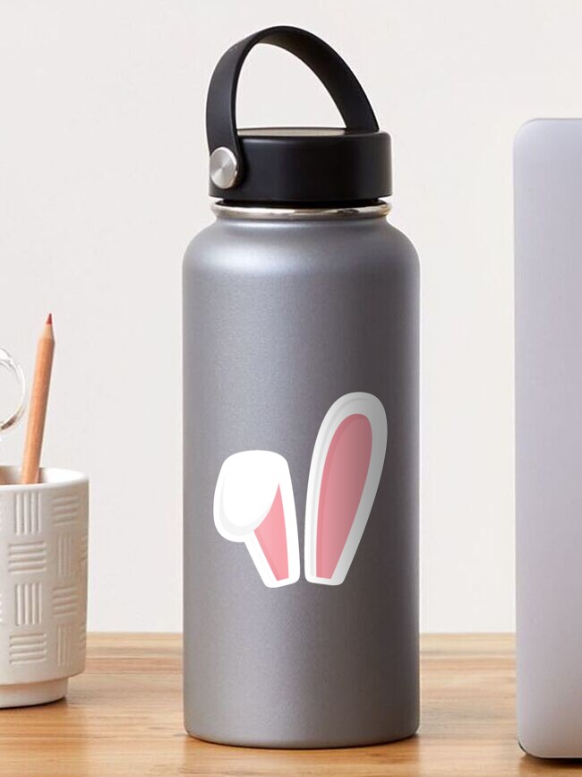 Sac en plastique avec des oreilles de lapin pour Pâques