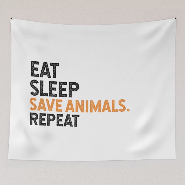 Item preview,  Veterinarian Eat Sleep Save Animals Repeat designed and sold by TeesYouWant.