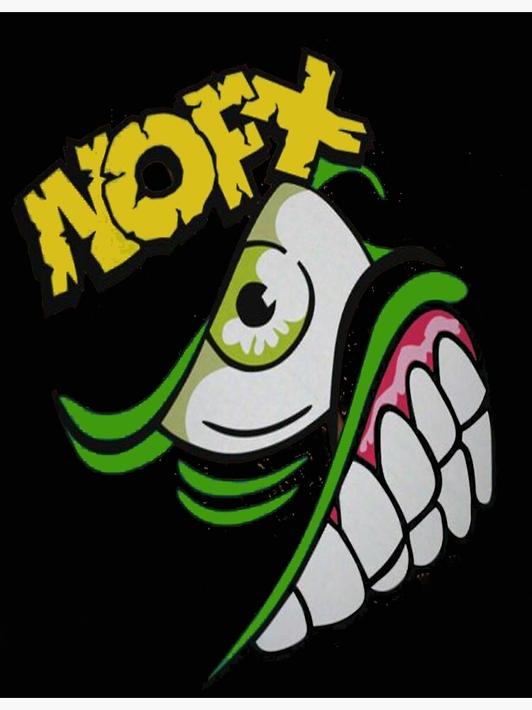 nofx-punk-band-logo-poster-for-sale-by-valga56-redbubble